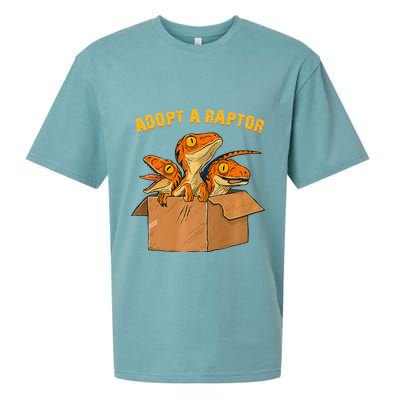 Adopt A Raptor Funny Tee Most Amazing Pets Sueded Cloud Jersey T-Shirt