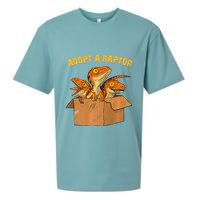 Adopt A Raptor Funny Tee Most Amazing Pets Sueded Cloud Jersey T-Shirt