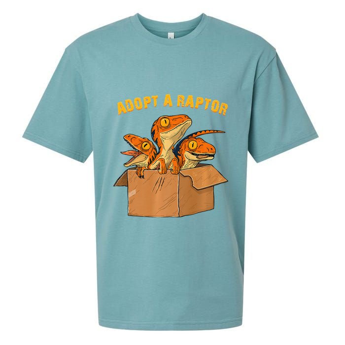 Adopt A Raptor Funny Tee Most Amazing Pets Sueded Cloud Jersey T-Shirt