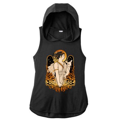 Artemis Ladies PosiCharge Tri-Blend Wicking Draft Hoodie Tank