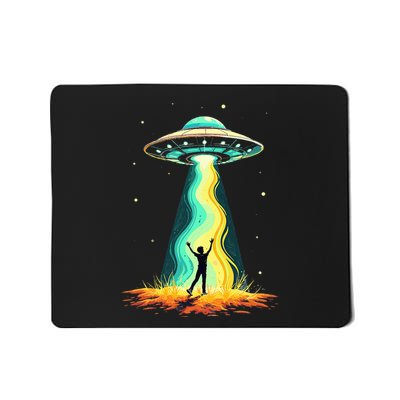 Alien Abduction Retirement Plan Mousepad