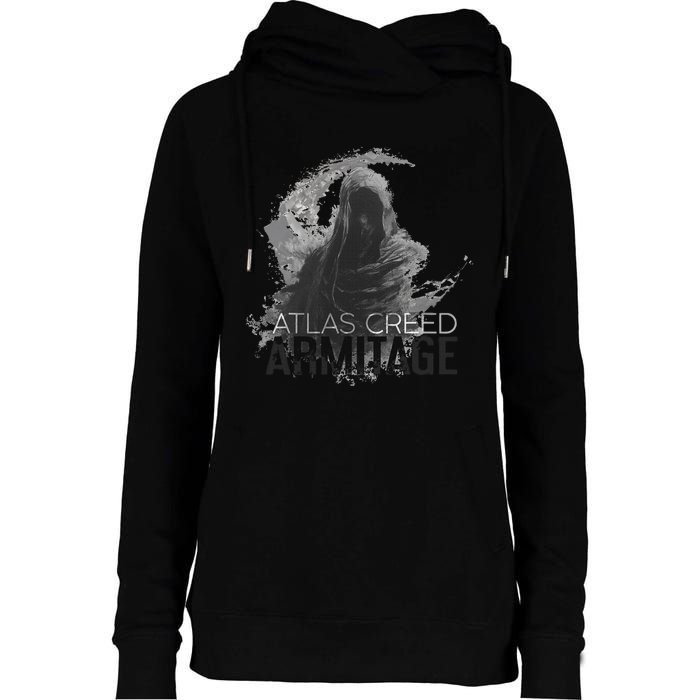 Ac Armitage Reaper Character Art Womens Funnel Neck Pullover Hood