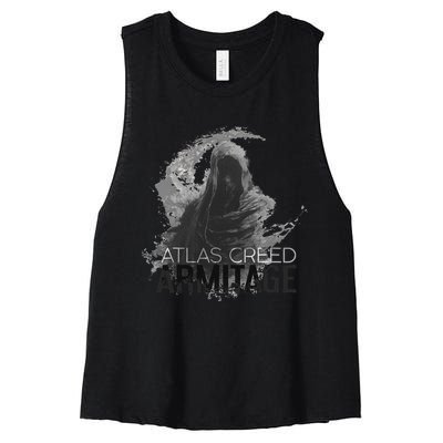 Ac Armitage Reaper Character Art Women's Racerback Cropped Tank