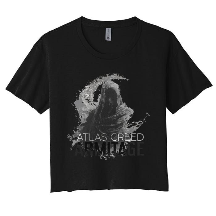 Ac Armitage Reaper Character Art Women's Crop Top Tee