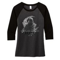 Ac Armitage Reaper Character Art Women's Tri-Blend 3/4-Sleeve Raglan Shirt