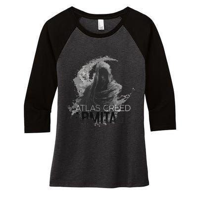 Ac Armitage Reaper Character Art Women's Tri-Blend 3/4-Sleeve Raglan Shirt