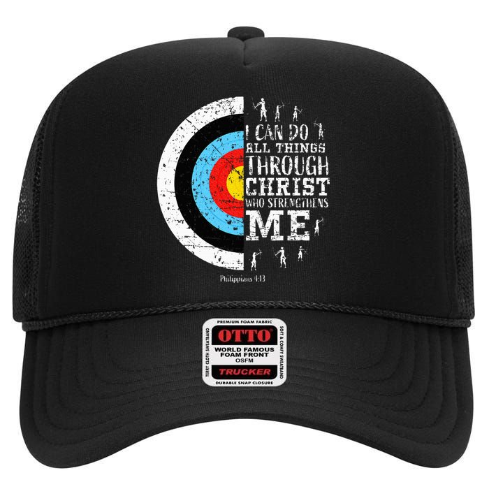 Archery High Crown Mesh Back Trucker Hat