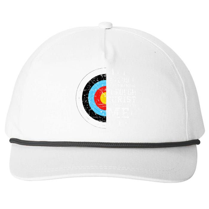 Archery Snapback Five-Panel Rope Hat