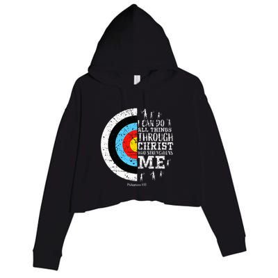 Archery Crop Fleece Hoodie