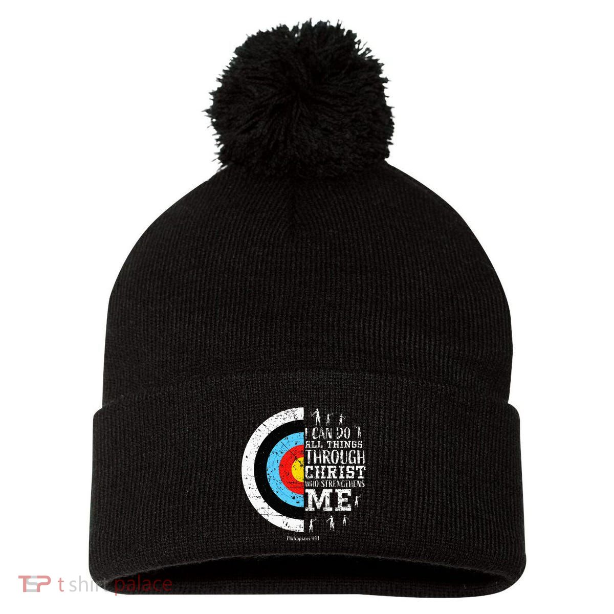 Archery Pom Pom 12in Knit Beanie