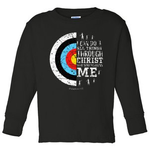 Archery Toddler Long Sleeve Shirt