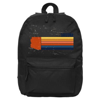 Retro Vintage Arizona 16 in Basic Backpack