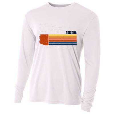 Retro Vintage Arizona Cooling Performance Long Sleeve Crew