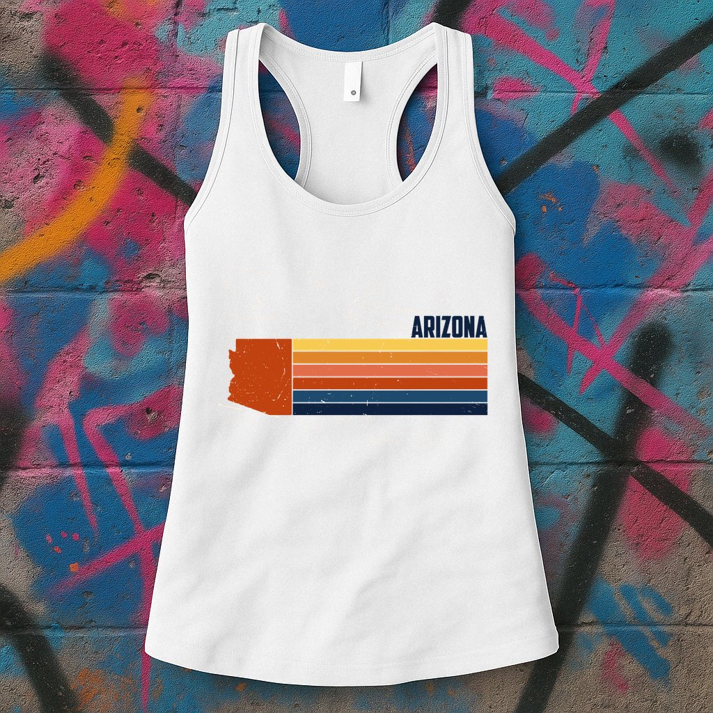 Retro Vintage Arizona Womens Tank Top