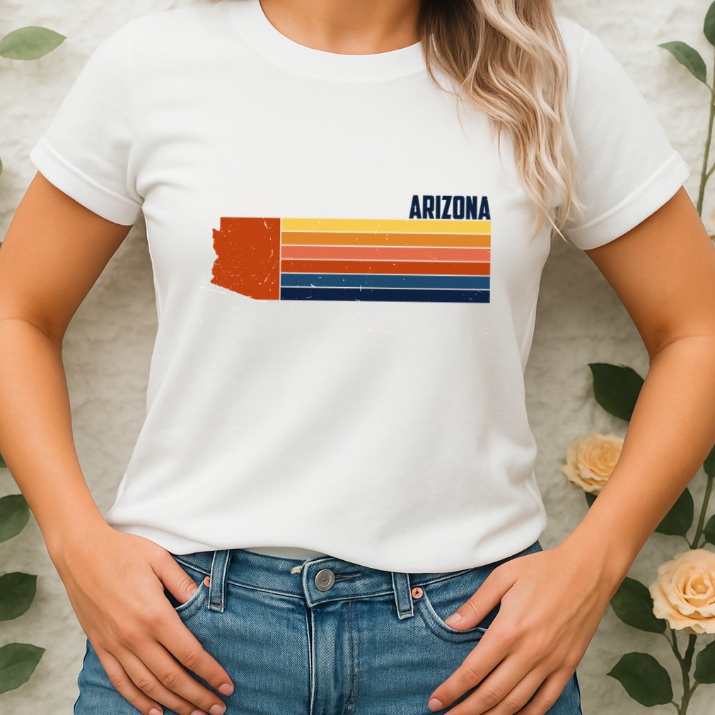 Retro Vintage Arizona Womens T-Shirt