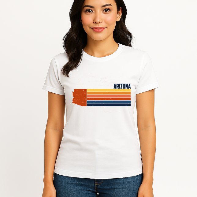 Retro Vintage Arizona Womens T-Shirt