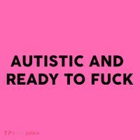 Autistic And Ready To Fuck Funny Saying Stripe Pom Pom Beanie