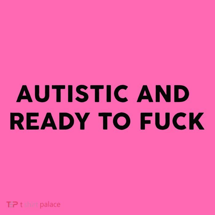 Autistic And Ready To Fuck Funny Saying Stripe Pom Pom Beanie