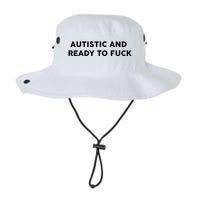 Autistic And Ready To Fuck Funny Saying Bucket Hat