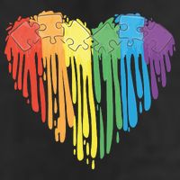 Autism Awareness Rainbow Puzzle Heart Cool Comfort Performance Bucket Hat
