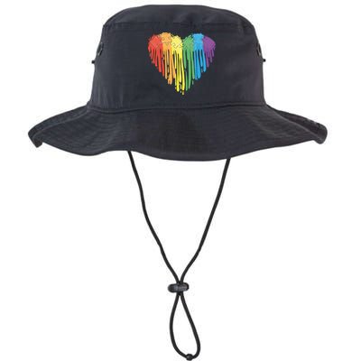 Autism Awareness Rainbow Puzzle Heart Bucket Hat
