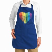 Autism Awareness Rainbow Puzzle Heart Apron