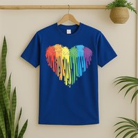 Autism Awareness Rainbow Puzzle Heart T-Shirt