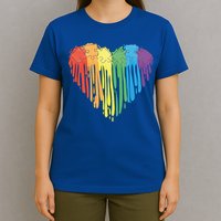 Autism Awareness Rainbow Puzzle Heart T-Shirt