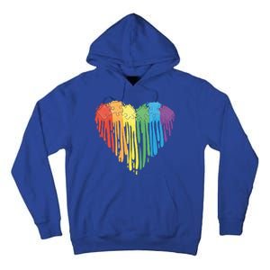 Autism Awareness Rainbow Puzzle Heart Tall Hoodie