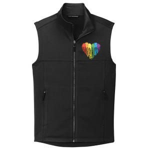 Autism Awareness Rainbow Puzzle Heart Collective Smooth Fleece Vest