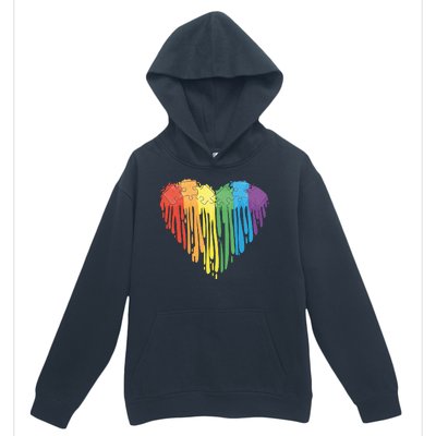 Autism Awareness Rainbow Puzzle Heart Urban Pullover Hoodie