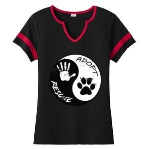 Adopt And Rescue Animal For Animal Foster Shelters Ladies Halftime Notch Neck Tee