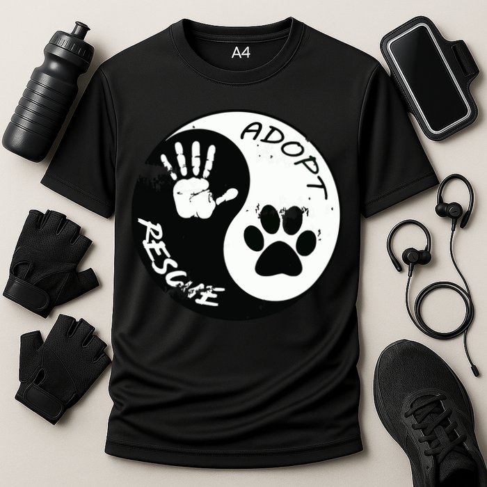 Adopt And Rescue Animal For Animal Foster Shelters Cooling Performance Crew T-Shirt