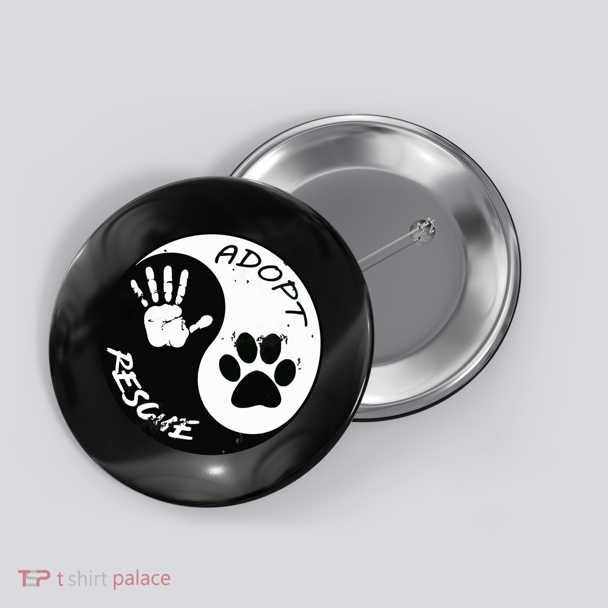 Adopt And Rescue Animal For Animal Foster Shelters Button