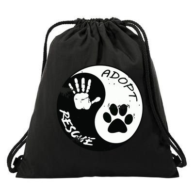 Adopt And Rescue Animal For Animal Foster Shelters Drawstring Bag