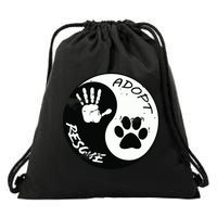 Adopt And Rescue Animal For Animal Foster Shelters Drawstring Bag