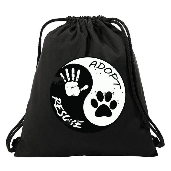 Adopt And Rescue Animal For Animal Foster Shelters Drawstring Bag