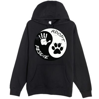 Adopt And Rescue Animal For Animal Foster Shelters Premium Pullover Hoodie