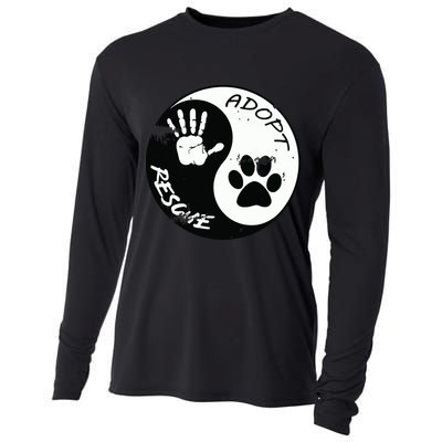 Adopt And Rescue Animal For Animal Foster Shelters Cooling Performance Long Sleeve Crew