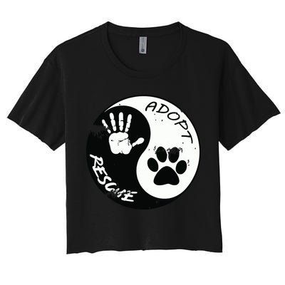 Adopt And Rescue Animal For Animal Foster Shelters Crop Top