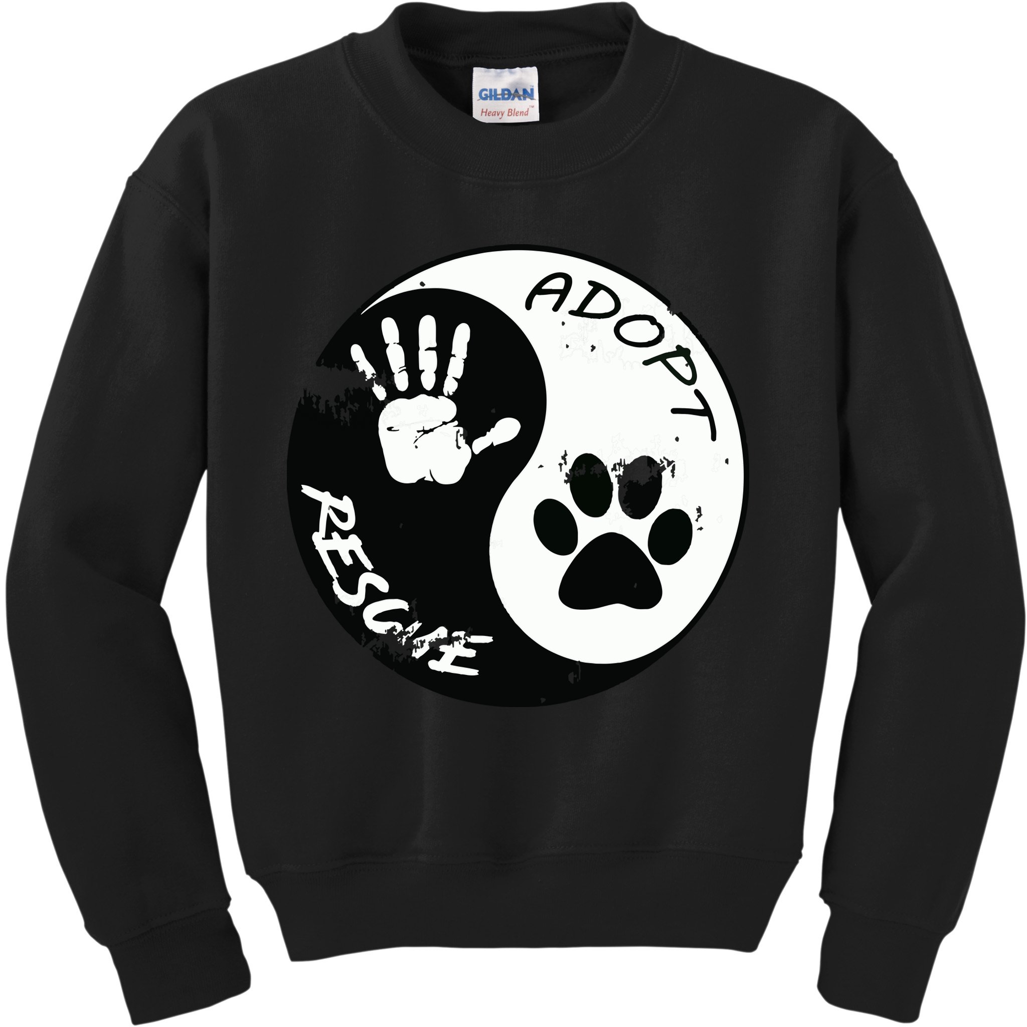Adopt And Rescue Animal For Animal Foster Shelters Kids Sweatshirt