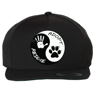 Adopt And Rescue Animal For Animal Foster Shelters Wool Snapback Cap