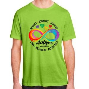 Autism Awareness Respect Equality Support Love Inclusion Funny Gift Adult ChromaSoft Performance T-Shirt