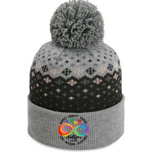 Autism Awareness Respect Equality Support Love Inclusion Funny Gift The Baniff Cuffed Pom Beanie