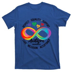 Autism Awareness Respect Equality Support Love Inclusion Funny Gift T-Shirt