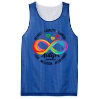 Autism Awareness Respect Equality Support Love Inclusion Funny Gift Mesh Reversible Basketball Jersey Tank