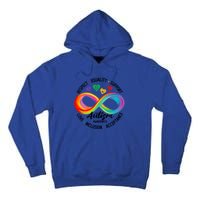 Autism Awareness Respect Equality Support Love Inclusion Funny Gift Tall Hoodie