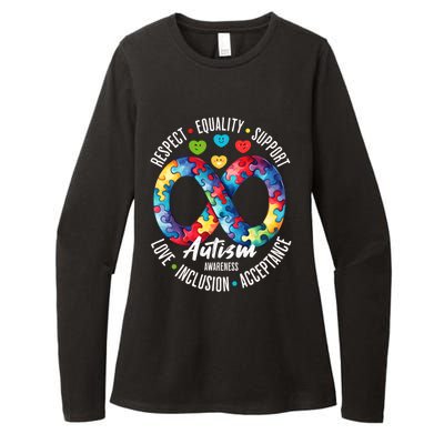 Autism Awareness Respect Equality Support Cute Gift Womens CVC Long Sleeve Shirt