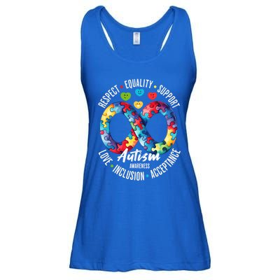 Autism Awareness Respect Equality Support Cute Gift Ladies Essential Flowy Tank