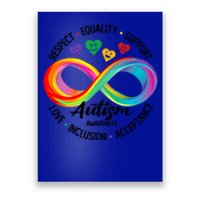 Autism Awareness Respect Equality Support Love Inclusion Gift Poster